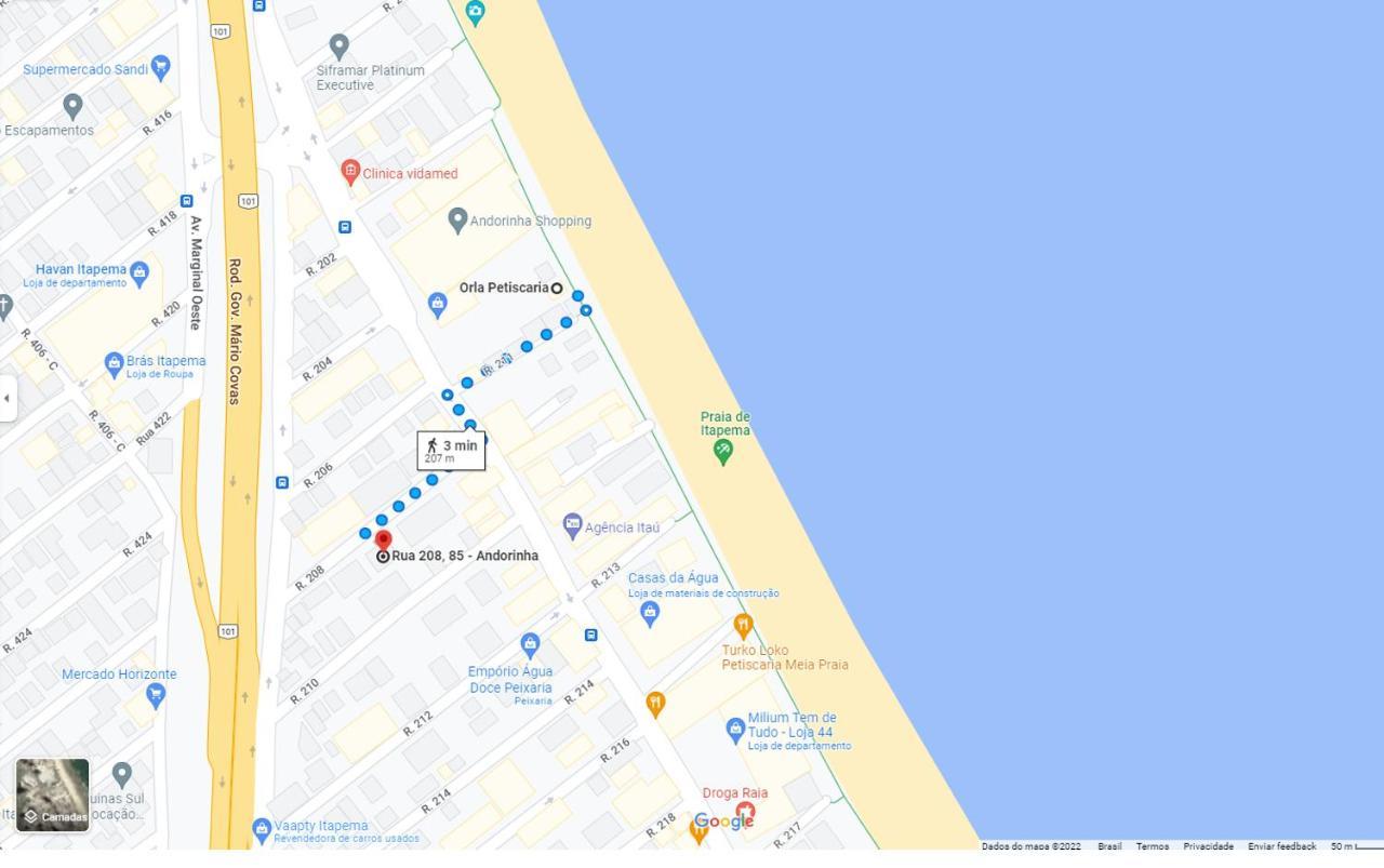 Apartamento 200 Metros Da Praia 03 Quartos Com Ar Condicionado - Meia Praia - Итапема Екстериор снимка