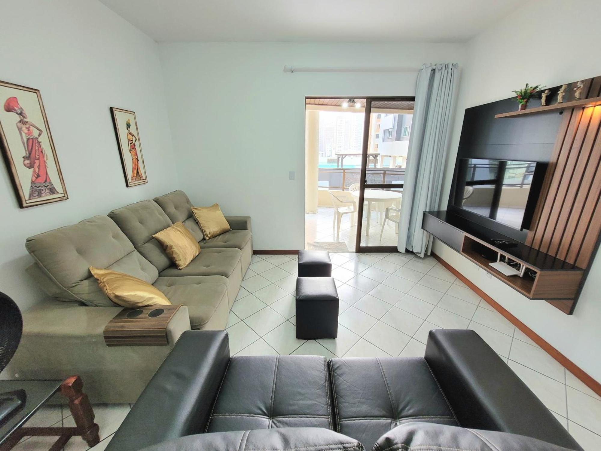 Apartamento 200 Metros Da Praia 03 Quartos Com Ar Condicionado - Meia Praia - Итапема Екстериор снимка