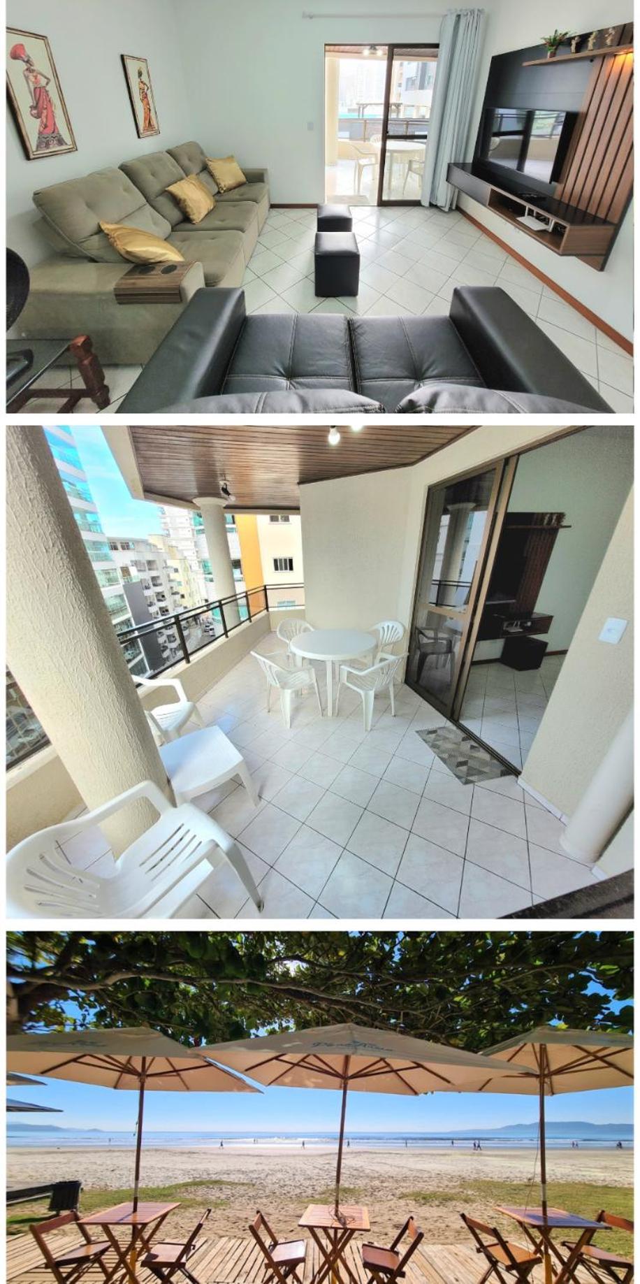 Apartamento 200 Metros Da Praia 03 Quartos Com Ar Condicionado - Meia Praia - Итапема Екстериор снимка
